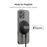 Belkin 15W Boost Charge Pro Wireless Charging Pad with MagSafe Black - WIA004dsBK