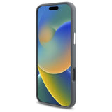 Mercedes Benz Silicone Vertical Tonal Stripes Case with MagSafe for iPhone 16 Pro Max 6.9" Grey - MEHMP16X23SUVSA
