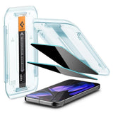 Spigen Glastr EZ Fit Privacy Film Screen Protector 2 Pack for Google Pixel 9 Pro 6.3" - AGL09312