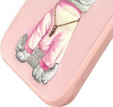 Nimmy Glasses Cool Cat Case for iPhone 16 Pro 6.3" Pink - N-YJ-iP16-Pro-04