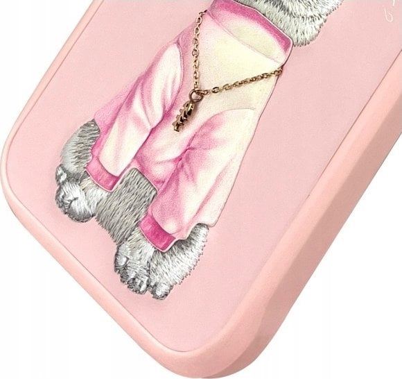 Nimmy Glasses Cool Cat Case for iPhone 16 Pro 6.3" Pink - N-YJ-iP16-Pro-04