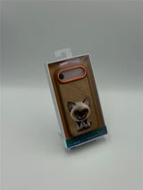 Nimmy Big Eye Cute Pet Siamese Cat Case with MagSafe for iPhone 17 Air 6.5" Brown Orange - N-XDY-IP17-AIR-026