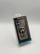Nimmy Cool & Cute 2.0 Terrier Dog Case with MagSafe Stand for iPhone 17 6.3" Grey Blue - N-YJKM-CXZJZH-IP17-019