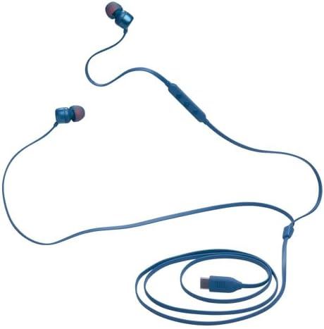 JBL Harman Tune 310C In Ear USB C Headphones Blue - JBLT310CBLU