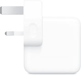 Apple 35W Dual USB C Port UK Power Adapter White A2676 - MNWP3B/A