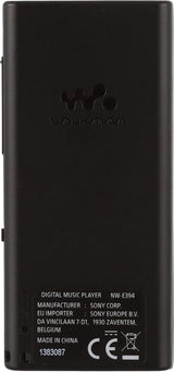 Sony Walkman 8GB MP3 Player with FM Radio Black - NWE394B.CEW