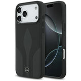 Mercedes Leather The Move Case with MagSafe for iPhone 17 Pro Max 6.9" Black - MEHMP17X25ROLAUK