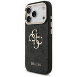 Guess Big 4G Classic Logo Case for iPhone 17 Pro 6.3" Black Gold - GUHCP17L4GMGCGR