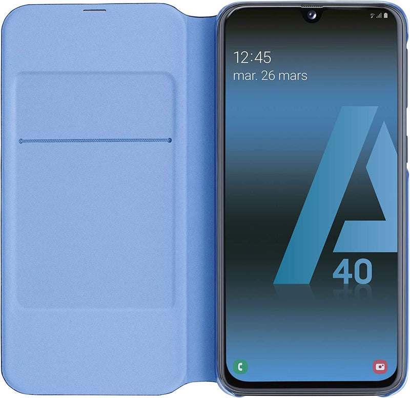 Samsung Galaxy A40 Wallet Cover Black - EF-WA405PBEGWW