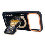 Nimmy Cool & Cute 2.0 Gorilla Case with MagSafe Stand for iPhone 17 Pro 6.3" Black Orange - N-YJKM-CXZJZH-IP17-PRO-016