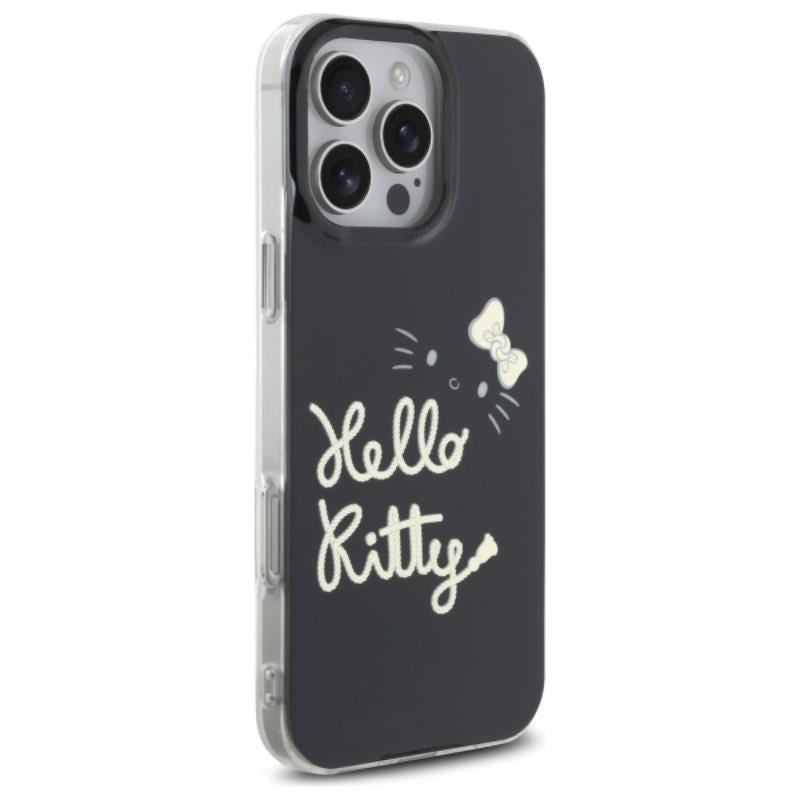 Hello Kitty IML Golden Diva Case with MagSafe for iPhone 16 Pro Max 6.9" Black - HKHMP16XHGDIK