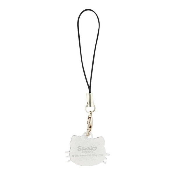 Hello Kitty Phone Strap Kitty Cute Head Charm Black - HKCPMKHK