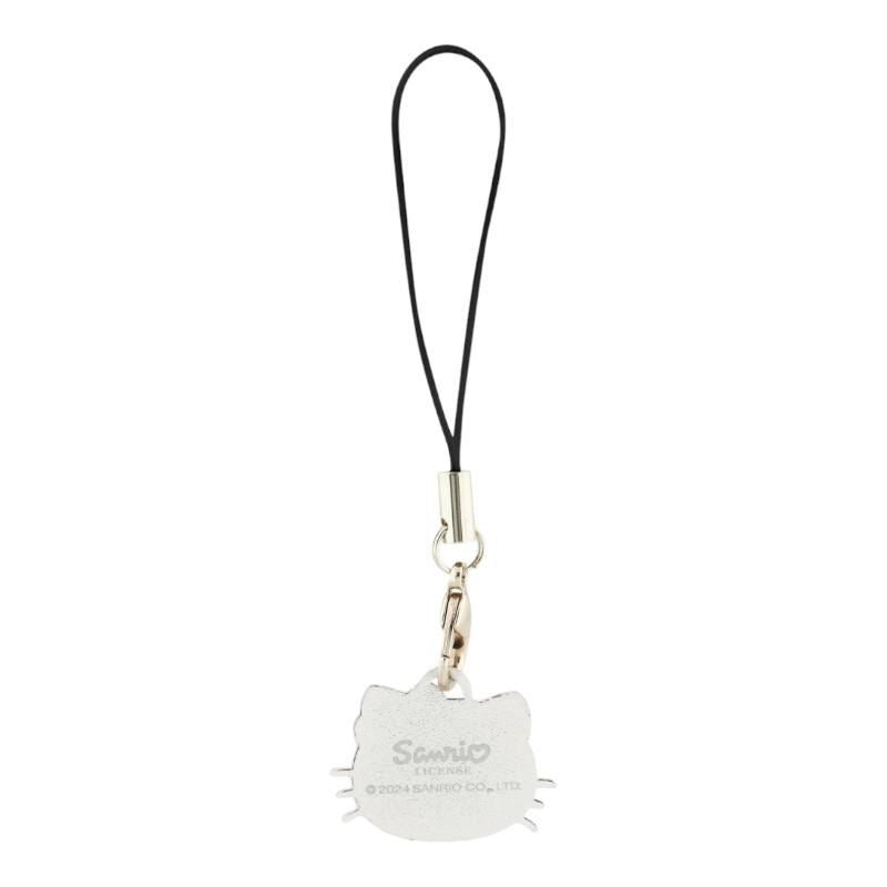 Hello Kitty Phone Strap Kitty Cute Head Charm Black - HKCPMKHK
