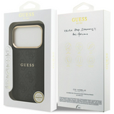 Guess 4G Stripe Case with MagSafe for iPhone 17 Pro Max 6.9" Black - GUHMP17XPG4SEMCK