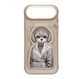 Nimmy Teddy Magnetic Combo Case with Detachable MagSafe Card Holder Stand for iPhone 17 Air 6.5" Brown - N-CXMC-KTZH-IP17-AIR-14