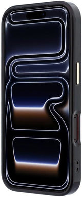 Guess IML Ring Stand 360 Script Metal Logo Case with MagSafe for iPhone 17/18 Pro Max 6.9" Burgundy - GUHMP18X6HCCMSU