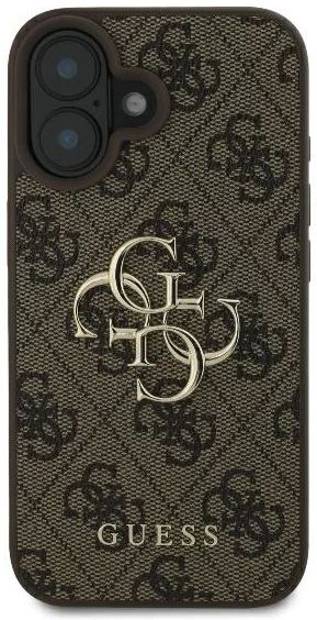 Guess 4G Big Logo Case for iPhone 16 6.1" Brown - GUHCP16S4GMGBR