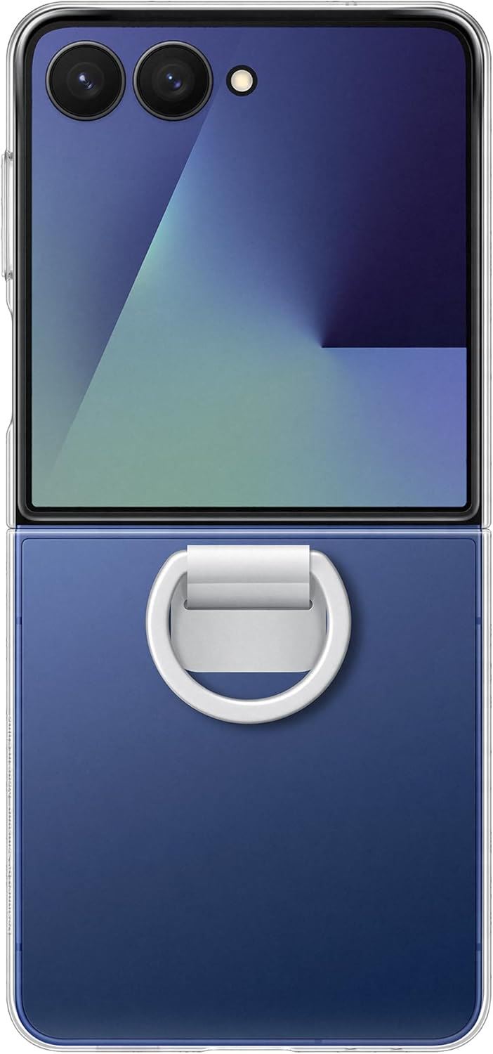 Samsung Galaxy Z Flip 7 6.9" Clear Case with Ring - EF-QF766CTEGWW