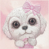 Nimmy Big Eye Cute Pet Bischon Fraise Dog Case with MagSafe for iPhone 17 6.3" Pink - N-XDY-IP17-02-A
