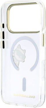 Karl Lagerfeld Peekaboo Logo Case with MagSafe for iPhone 17/18 Pro 6.3" Clear - KLHMP18L6HCPSCT