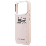 Karl Lagerfeld Karl & Choupette Print & Pocket Case for iPhone 17 Pro 6.3" Pink - KLHCP17L6PCSPKCP