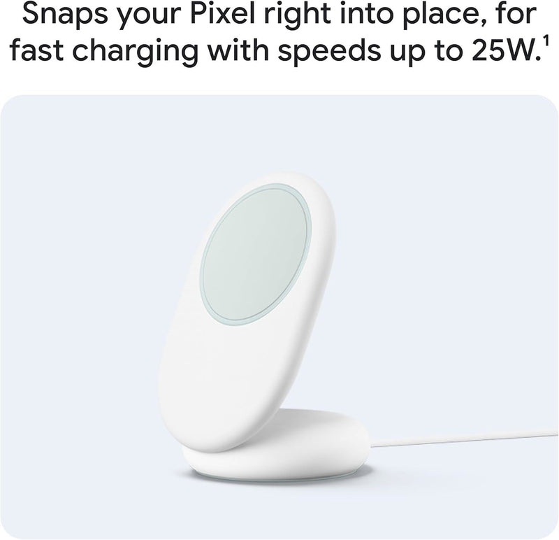 Google Pixelsnap 25W Qi2 Wireless Charger with Stand Snow Fog - GA10042-WW