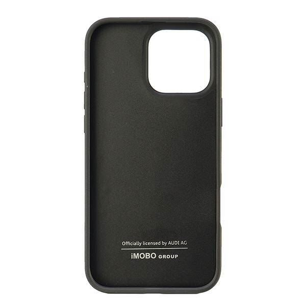 Audi Synthetic Leather Hardcase for iPhone 16 Pro Max 6.9" Black - AU-TPUPCIP16PM-GT/D2-BK