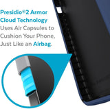 Speck Presidio 2 Pro for iphone 12/13 Pro Max 6.7" Blue - 141736-9128