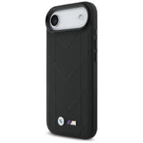 BMW M Quilted Logo Case with MagSafe for iPhone 17 Air 6.5" Black - BMHMP17M25PSECHK