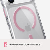Tech21 Evo Crystal Case with MagSafe for iPhone 17/18 Pro 6.3" Clear Pink - T21-11643