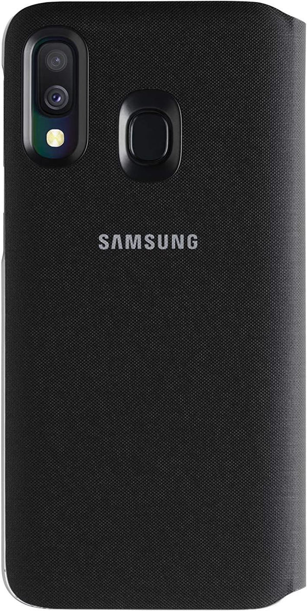 Samsung Galaxy A40 Wallet Cover Black - EF-WA405PBEGWW