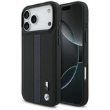 BMW M Perforated Stripe Logo Case with MagSafe for iPhone 17 Pro Max 6.9" Blue - BMHMP17X25PCPSKB