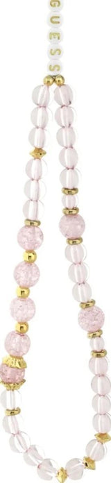 Guess IML Flowers Strap Case with MagSafe for iPhone 17 Pro 6.3" Pink - GUHMP17LHFWBRCESP