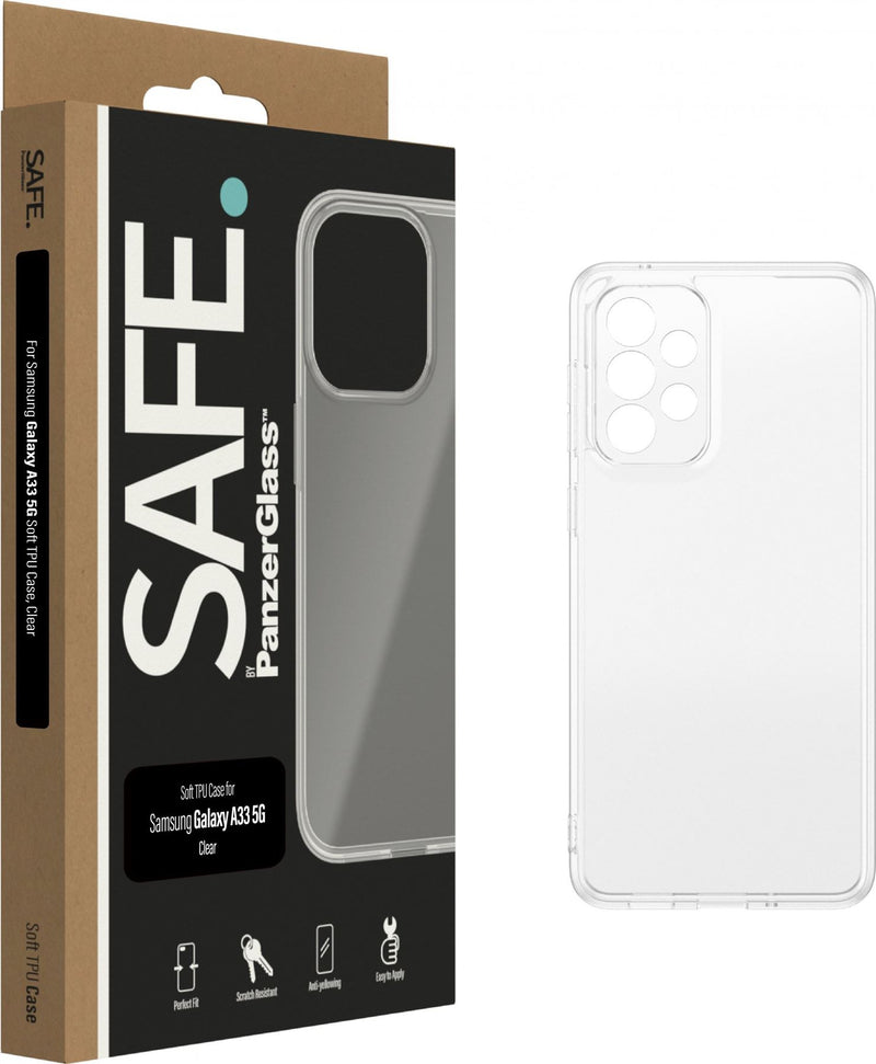 Panzer Glass Safe Soft TPU Case for Samsung Galaxy A33 5G 6.4" Clear - SAFE95307