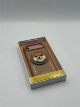 Nimmy Glasses Cool Dog Face Case with Detachable MagSafe Grip Stand for iPhone 17 Air 6.5" Brown Orange - N-YJKM-CXZJ-IP17-AIR-012