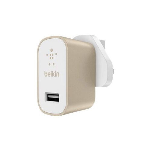 Belkin 12W Mixit Gold 2.4 amp Mains Charger - F8M731drGLD