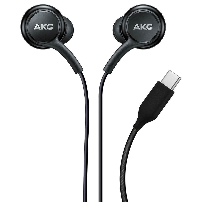 Genuine Samsung AKG Black Type C Headphone In Ear Headset EO-IC100BBEG