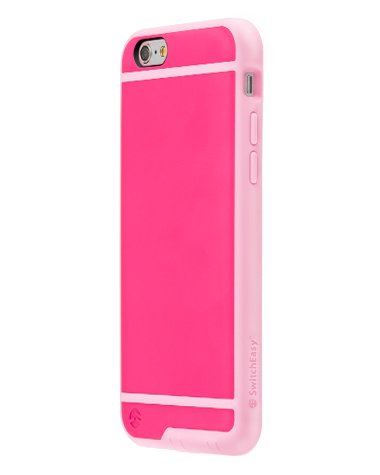 SwitchEasy Tones TPU and PC Case for iPhone 6 - Flush Pink