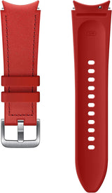 Samsung Galaxy Watch 4/5/5 Pro Hybrid Leather Band 20mm S/M Red - ET-SHR88SREGEU