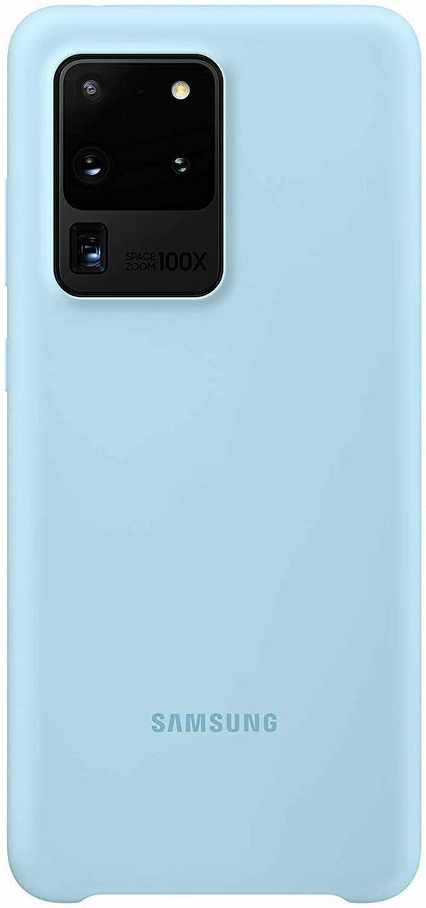 Samsung Galaxy S20 Ultra 5G Silicone Cover Sky Blue Case EF-PG988TLEG