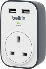 Belkin Surge Plus 12W 2.4 Amp USB Surge Protector - BSV103af