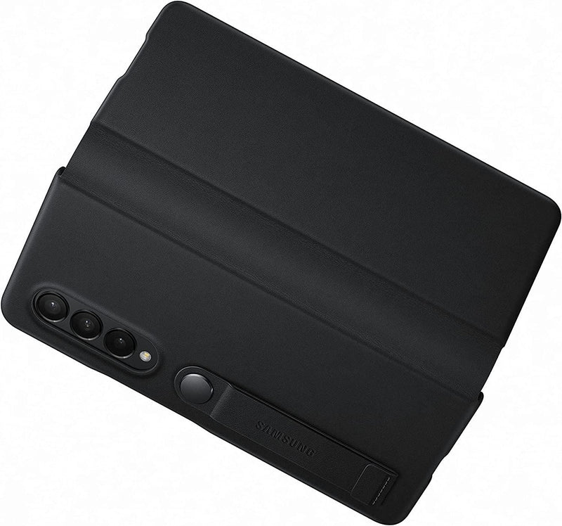 Samsung Galaxy Z Fold 3 Leather Flip Cover Black - EF-FF926LBEGWW