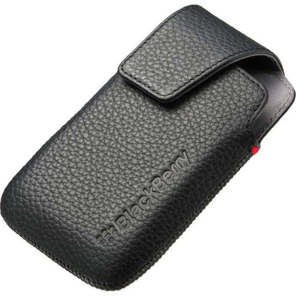 Genuine BlackBerry Bold 9790 Leather Holster Pouch Case Black ACC-41815-201