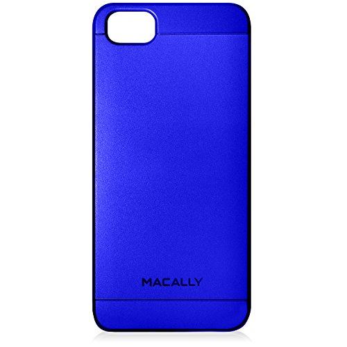 Macally Snap On Case Back Cover for iPhone SE 5 5S Blue SNAPPSE-BL