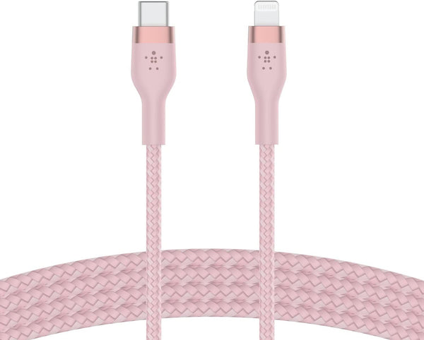 Belkin Boost Charge 1M USB C to Lightning Cable Pink - CAA011btMPK