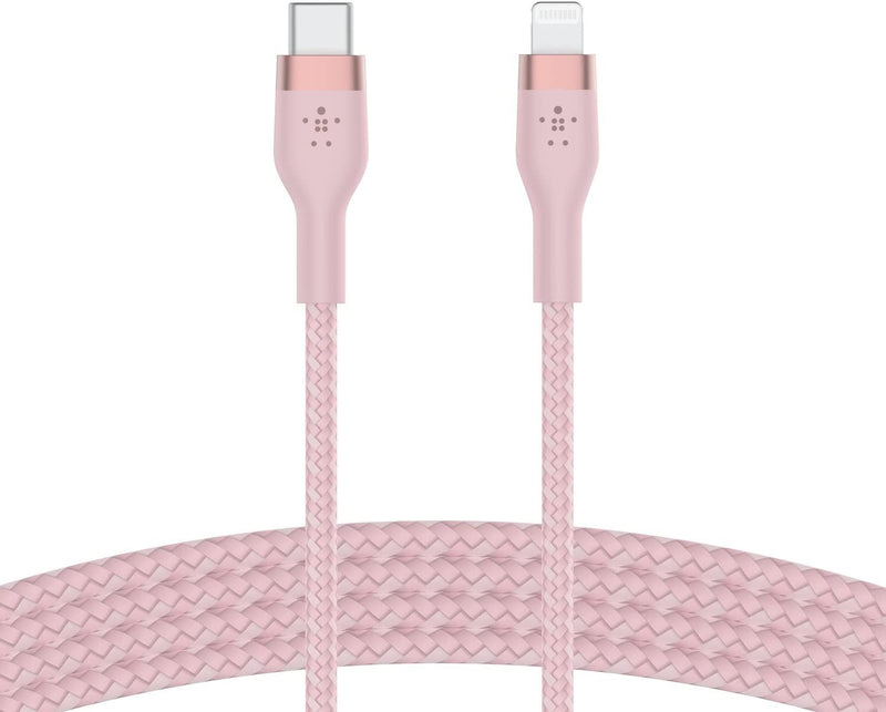 Belkin Boost Charge 1M USB C to Lightning Cable Pink - CAA011btMPK