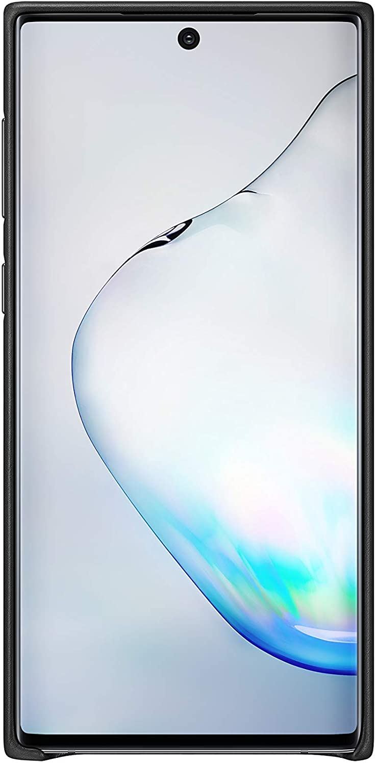 Samsung Galaxy Note10 Leather Case Made with Hardwearing Calf Leather - Black