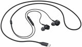 Genuine Samsung AKG Black Type C Headphone In Ear Headset EO-IC100BBEG