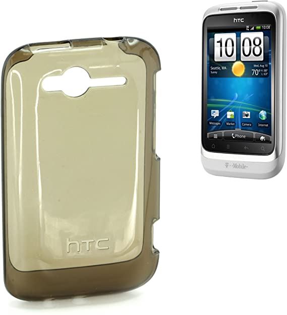 HTC TPU Case for Wildfire S - Translucent Black