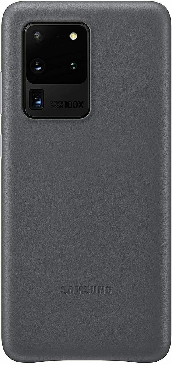 Samsung Galaxy S20 Ultra Leather Cover Grey Case EF-VG988LJEG